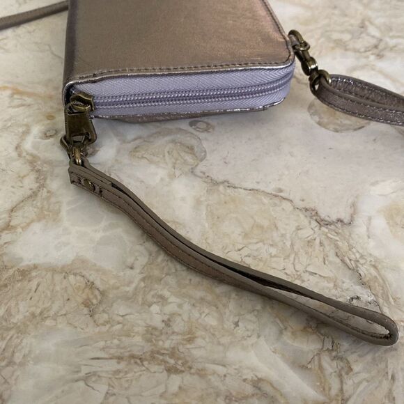 NWOT The Sak Redwood 3-In-1 Leather Phone Wallet Crossbody Clutch Purse - Picture 8 of 13